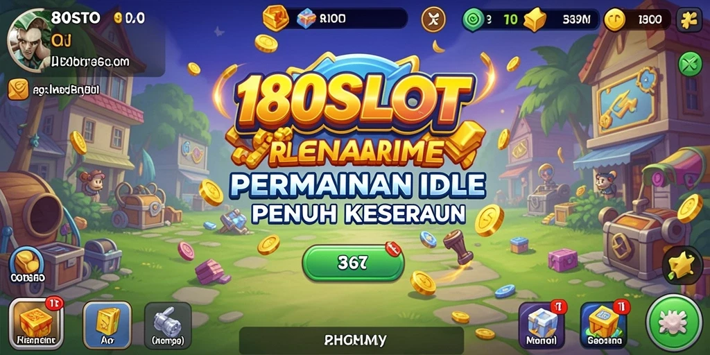 Tampilan gameplay seru di 180SLOT dengan berbagai slot menarik.