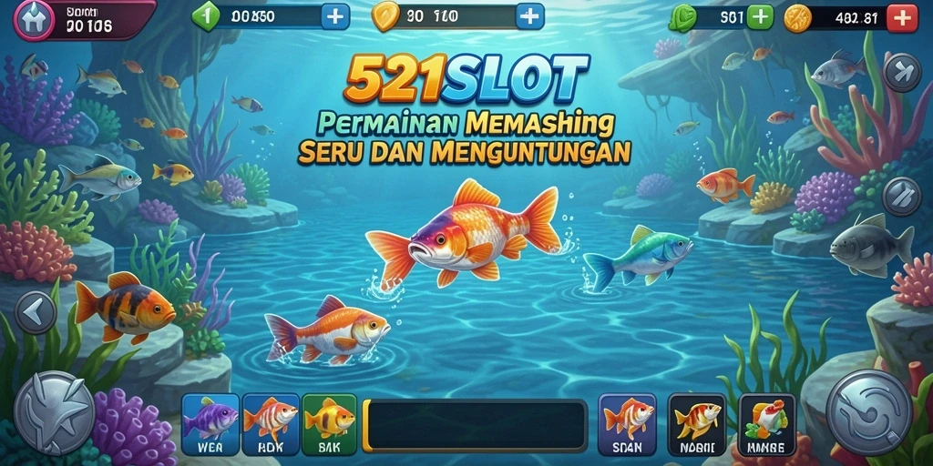 Tampilan menarik dari gameplay 531SLOT yang penuh aksi memancing.