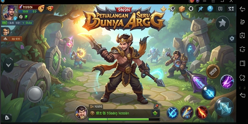 Gameplay mendebarkan 9N9N dengan aksi penuh tantangan.