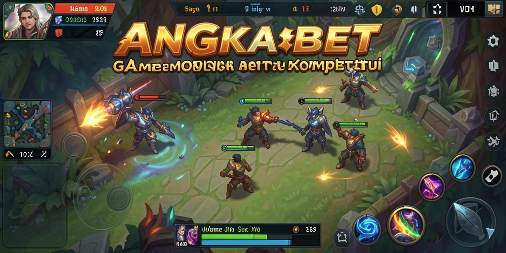 Gameplay seru dan strategi tim dalam ANGKABET.