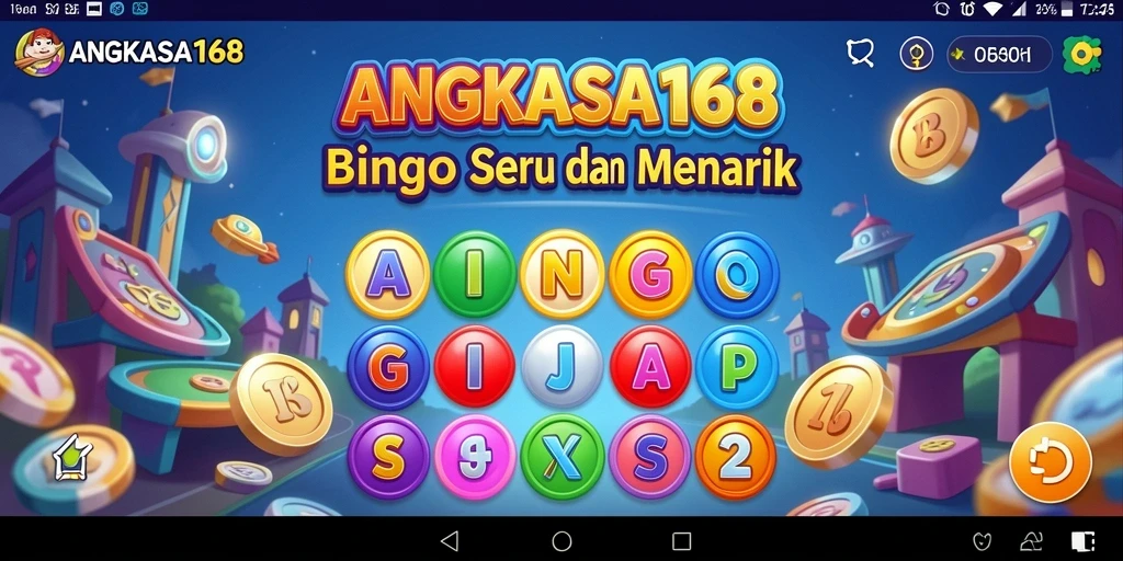 Tampilan gameplay Bingo yang seru dan interaktif.
