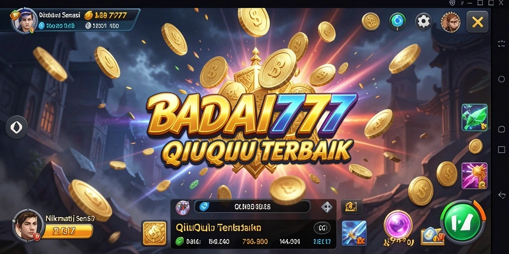 Tampilan permainan QiuQiu yang menarik di BADAI777.
