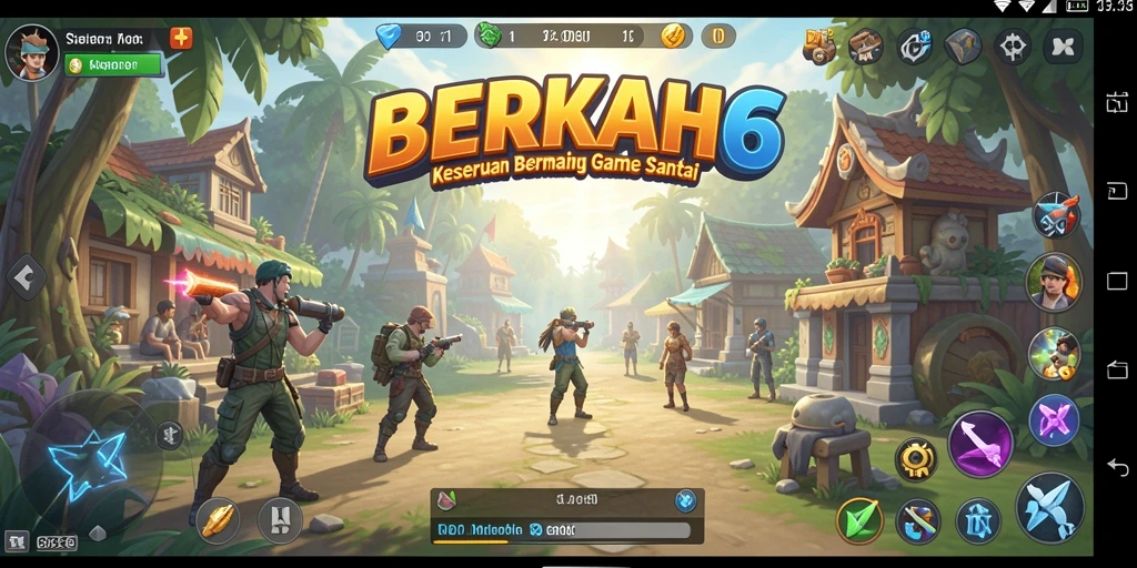 Tampilkan gameplay menarik dari BERKAH6 dengan grafis yang cerah.