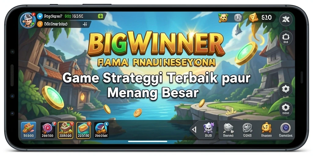 Tangkapan layar gameplay BIGWINNER, menampilkan momen strategis yang mendebarkan.