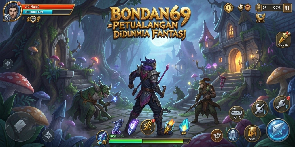 Tampilan gameplay BONDAN69 dengan aksi petualangan yang mendebarkan.