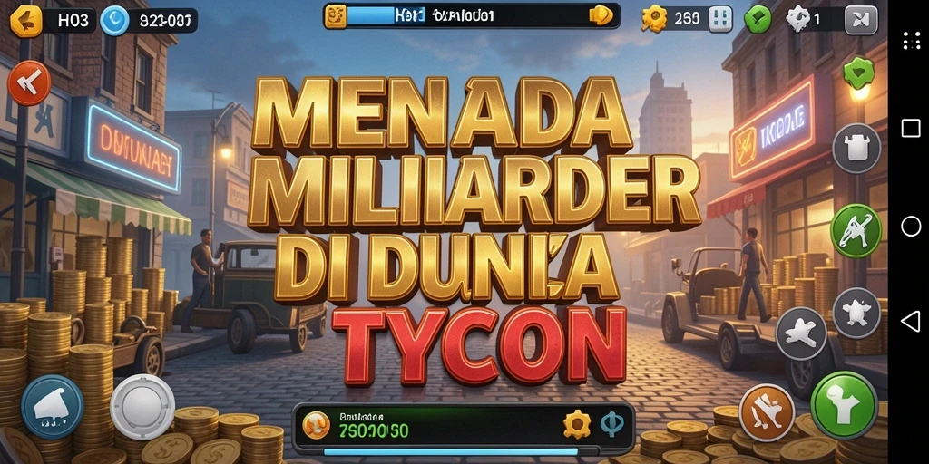 Screenshot utama H03 yang menampilkan aksi seru dalam gameplay Tycoon.