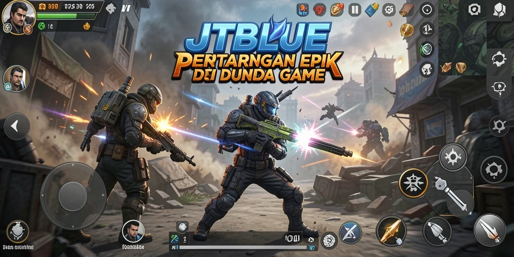 Tampilan mendebarkan dari aksi pertarungan di JTBLUE.