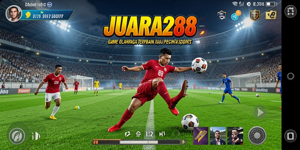 Tampilan gameplay dinamis dari JUARA288 yang menggembirakan.