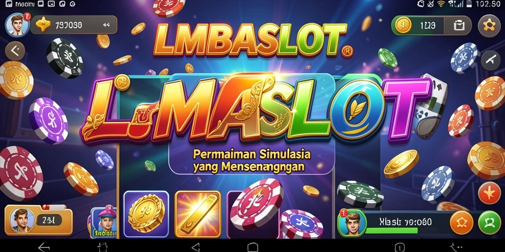 Tangkapan layar gameplay LMBASLOT menampilkan aksi simulasi yang mendebarkan.