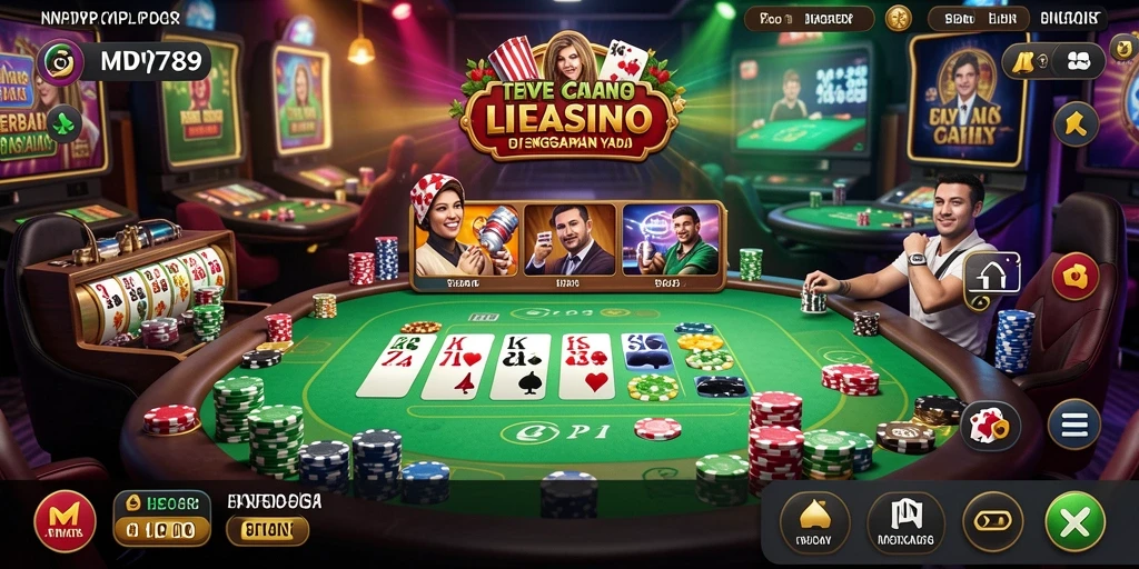 Tampilan gameplay Live Casino yang nyata dan mengesankan di MVP789.