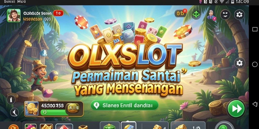 Screenshot utama OLXSLOT menampilkan gameplay santai dan menghibur.