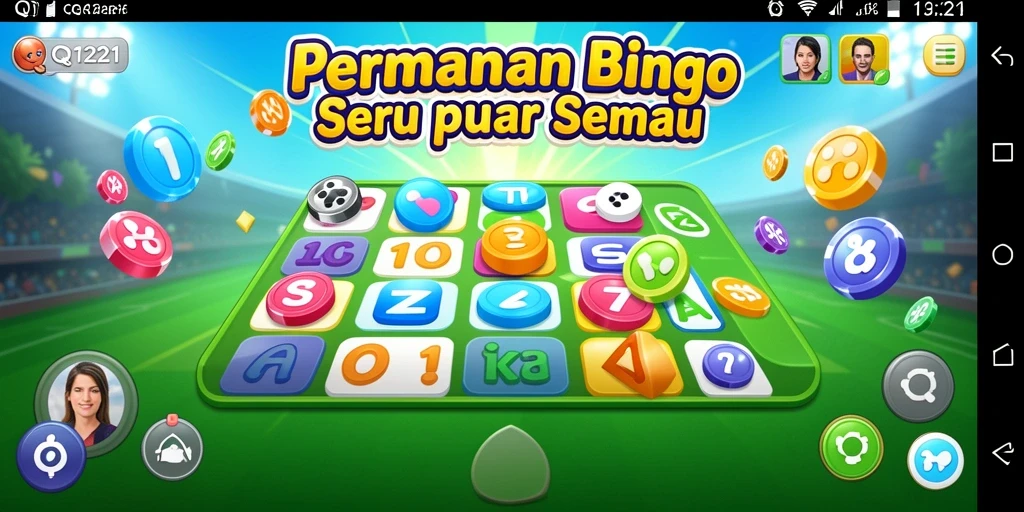 Screenshot gameplay Bingo yang menarik dan interaktif.
