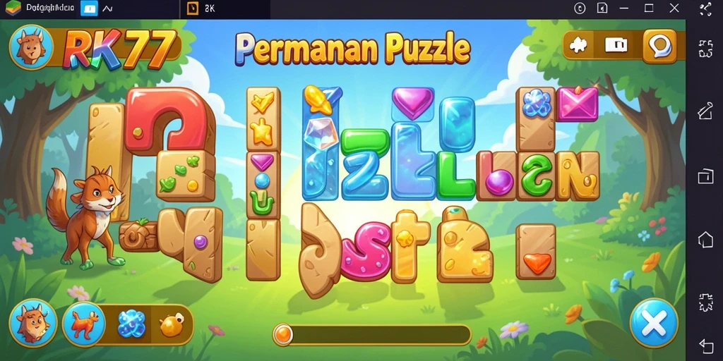 Tampilan gameplay RK77 yang menarik dan menantang.