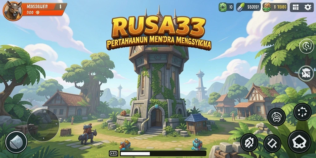 Gameplay Tower Defense yang menarik dengan strategi mendalam.