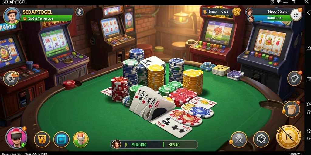 Tampilan gameplay QiuQiu di SEDAPTOGEL yang seru dan interaktif.