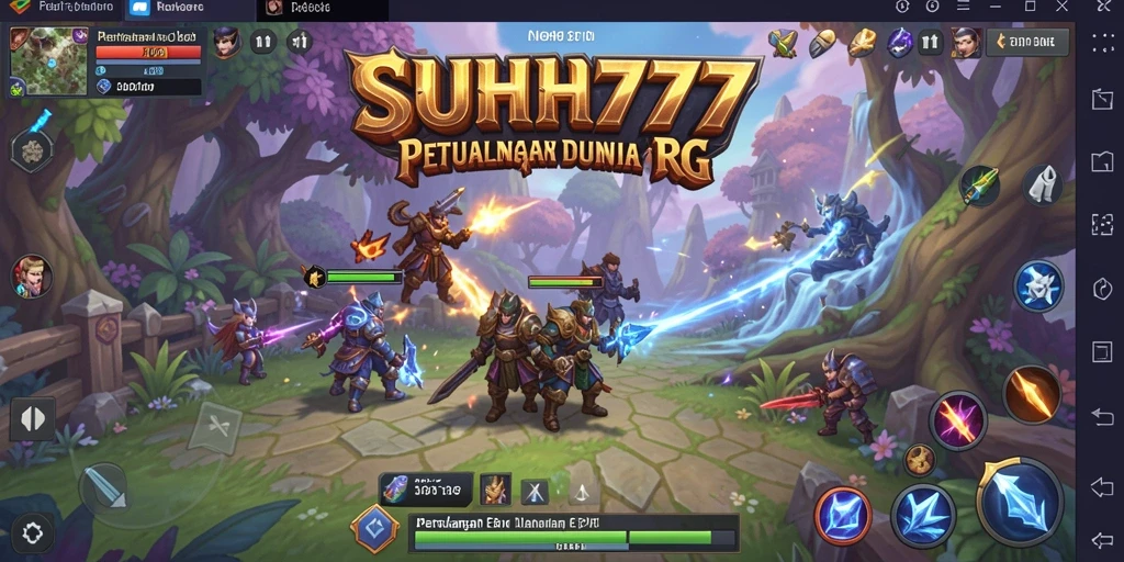 Gameplay epik dari SUHU777 yang penuh petualangan RPG.